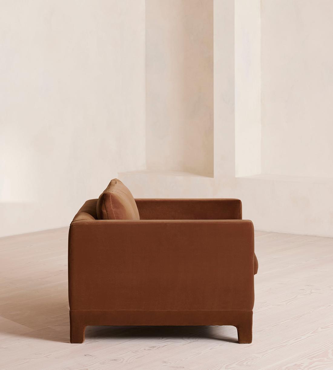 Ashford Loveseat Sofa - Velvet - Cinnamon - UK - Images - Image 3
