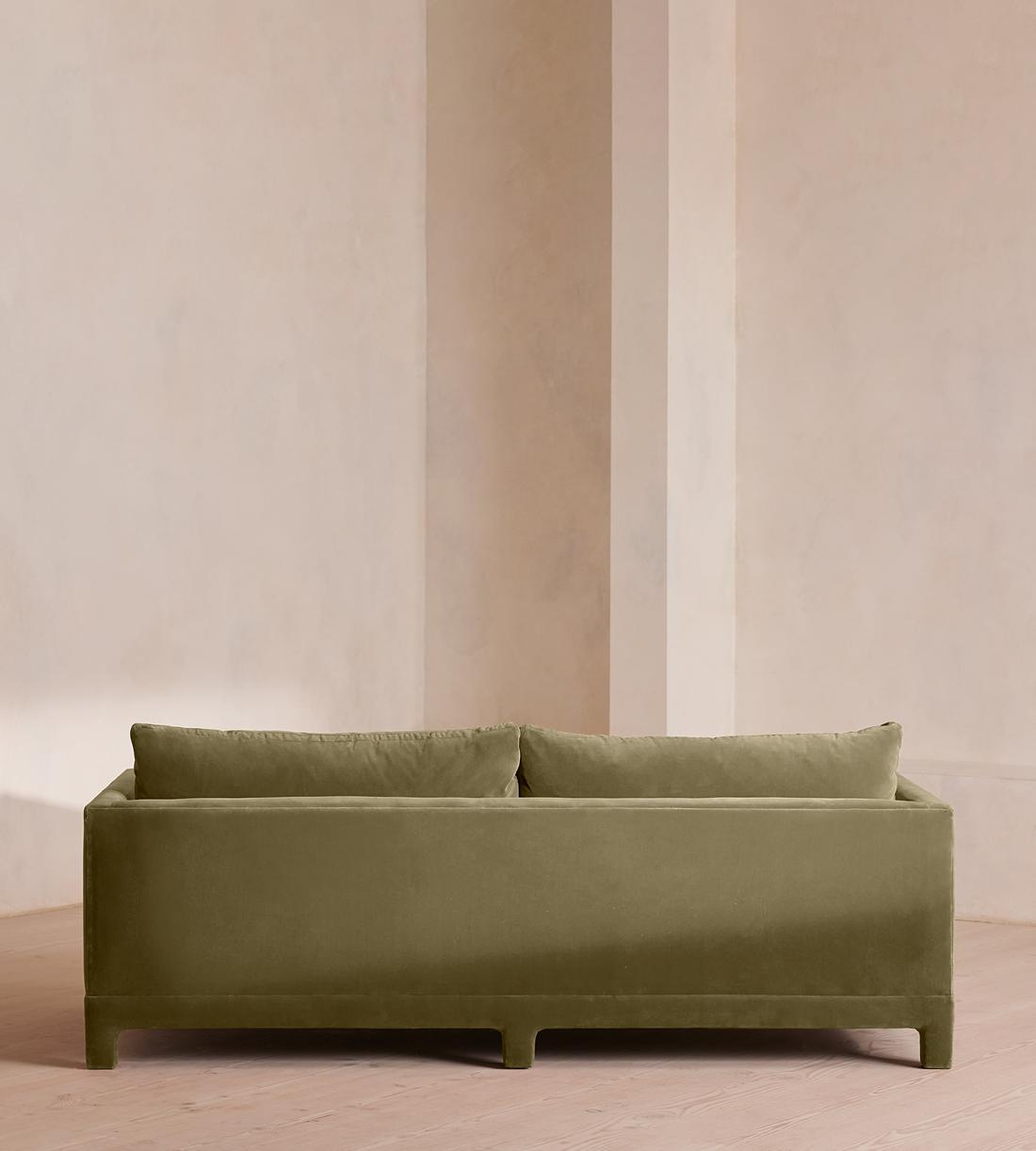 Ashford Three Seater Sofa - Velvet - Lichen - Images - Image 5