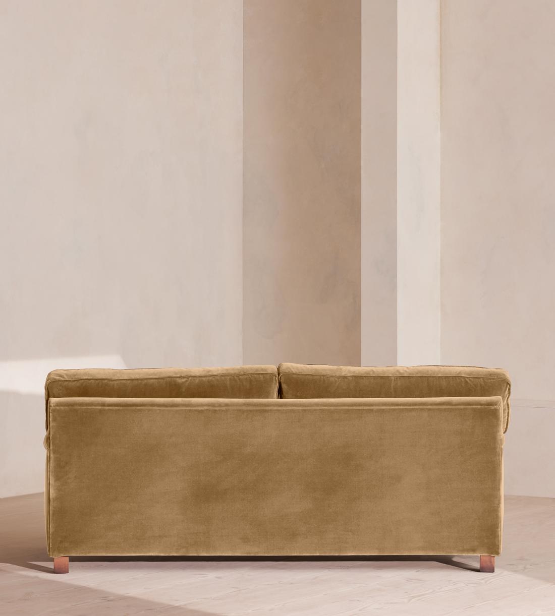 Arundel Three Seater Sofa - Velvet - Camel - Images - Image 4