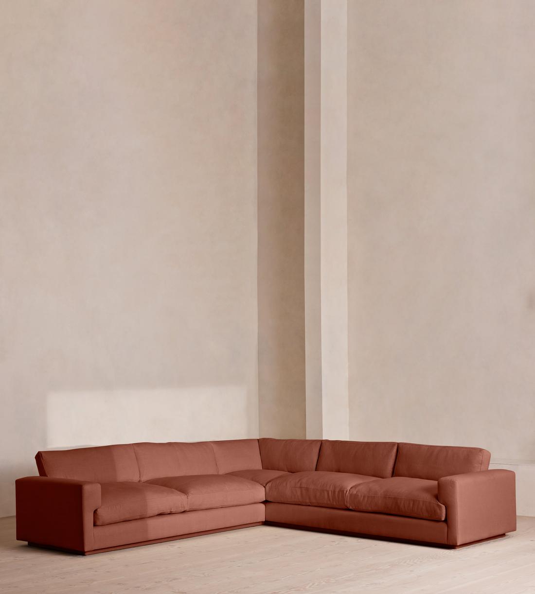 Mossley Corner Sofa - Linen - Sienna - US - Listing - Image 1