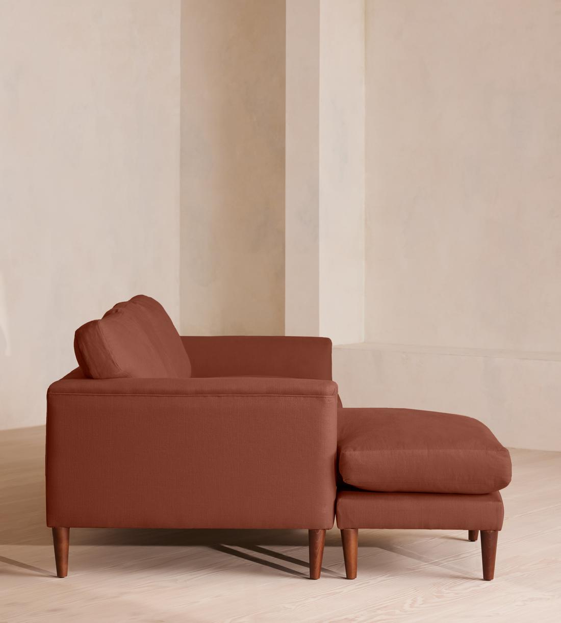 Reya Chaise-end Sofa - Linen - Sienna - Images - Image 3