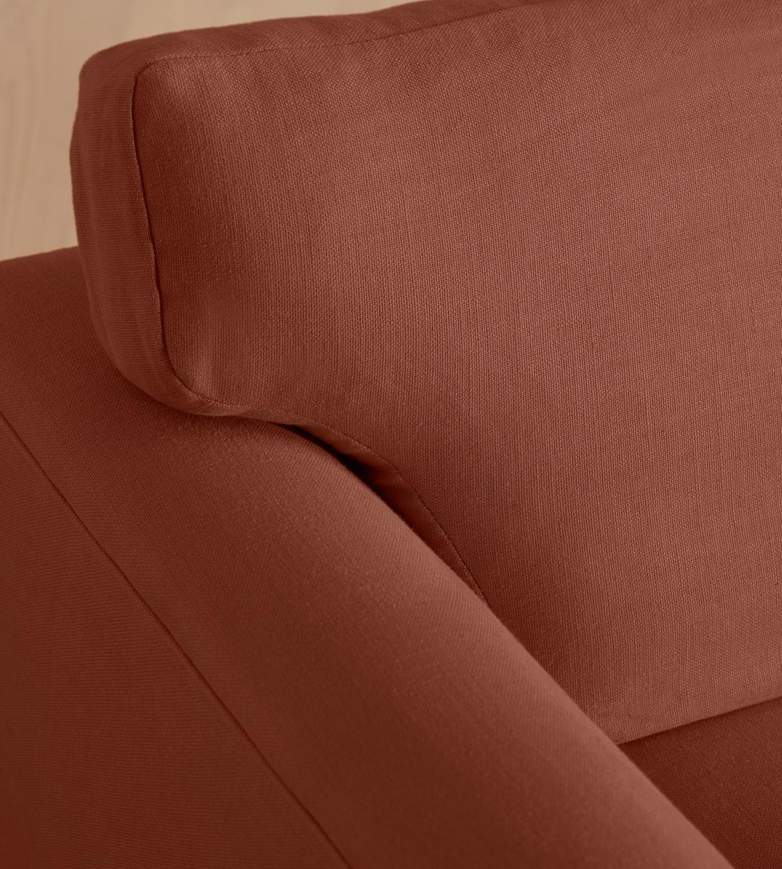 Reya Chaise-end Sofa - Linen - Sienna - Images - Image 5
