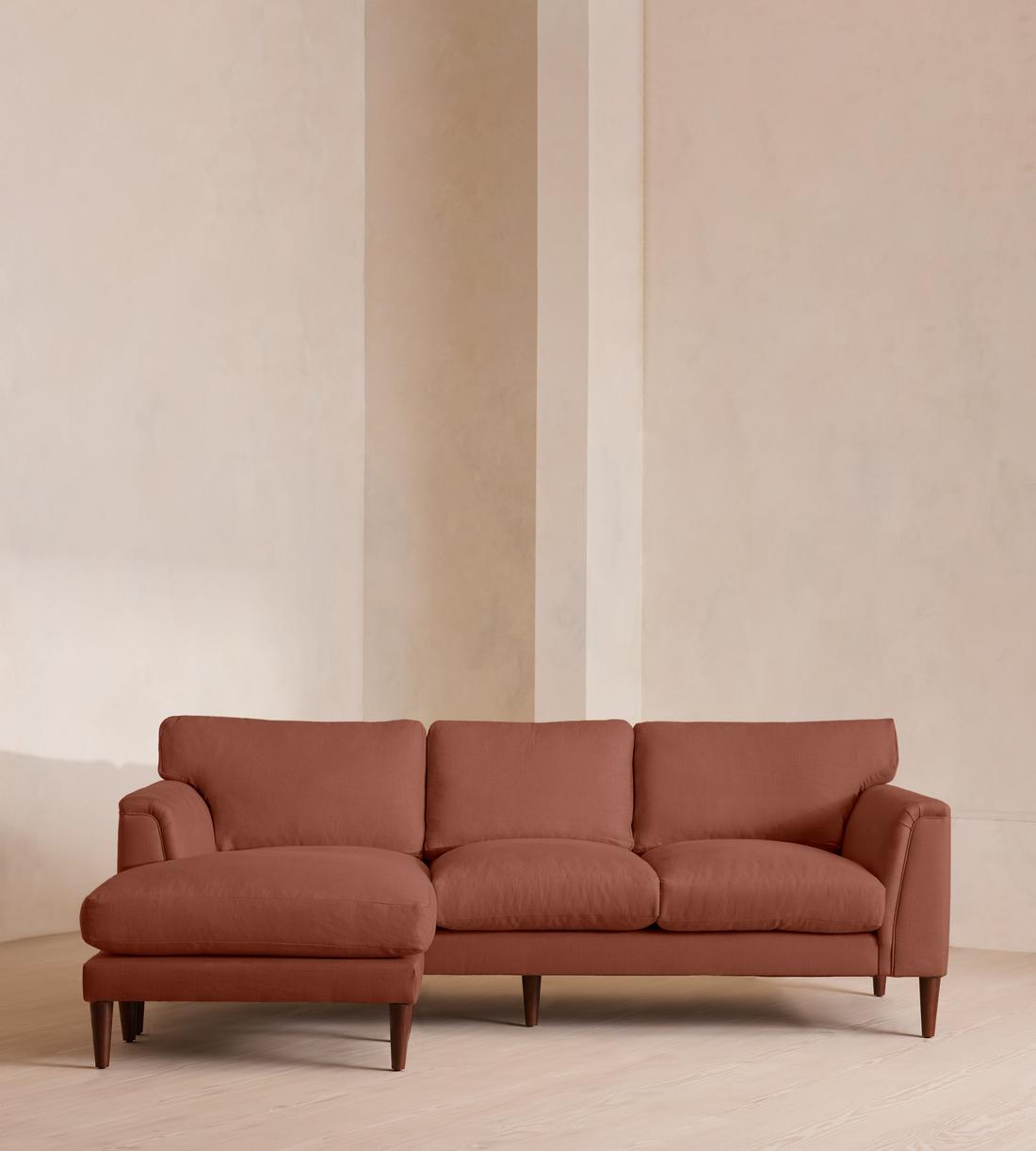Reya Chaise-end Sofa - Linen - Sienna - Listing - Image 1