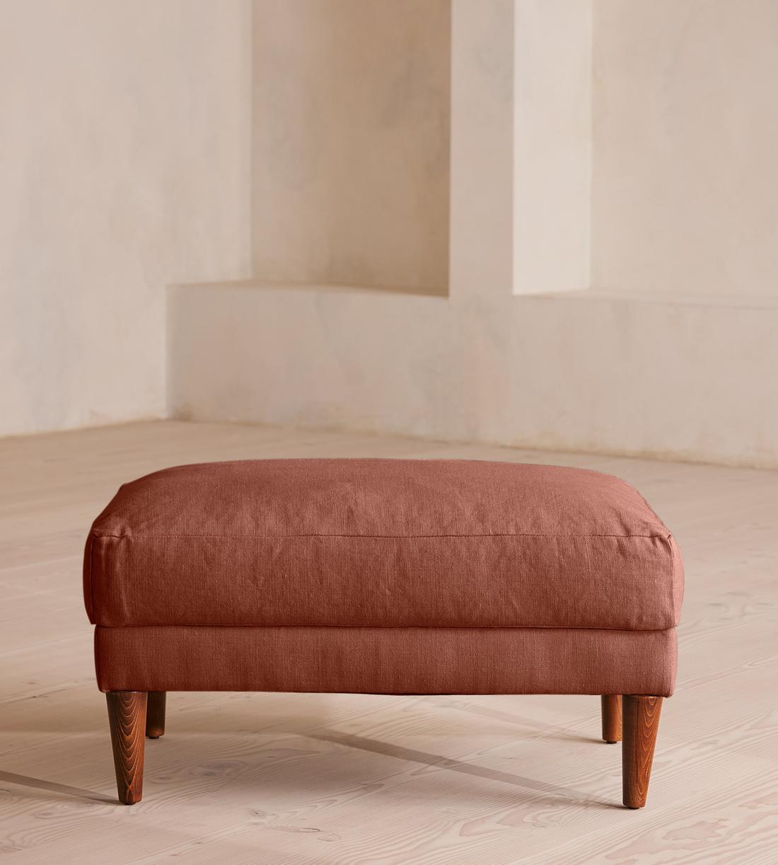 Reya Ottoman - Linen - Sienna - Listing - Image 2