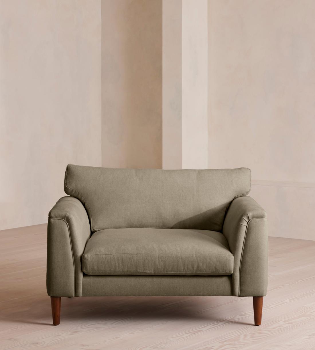 Reya Loveseat - Linen - Sage - US - Listing - Image 2