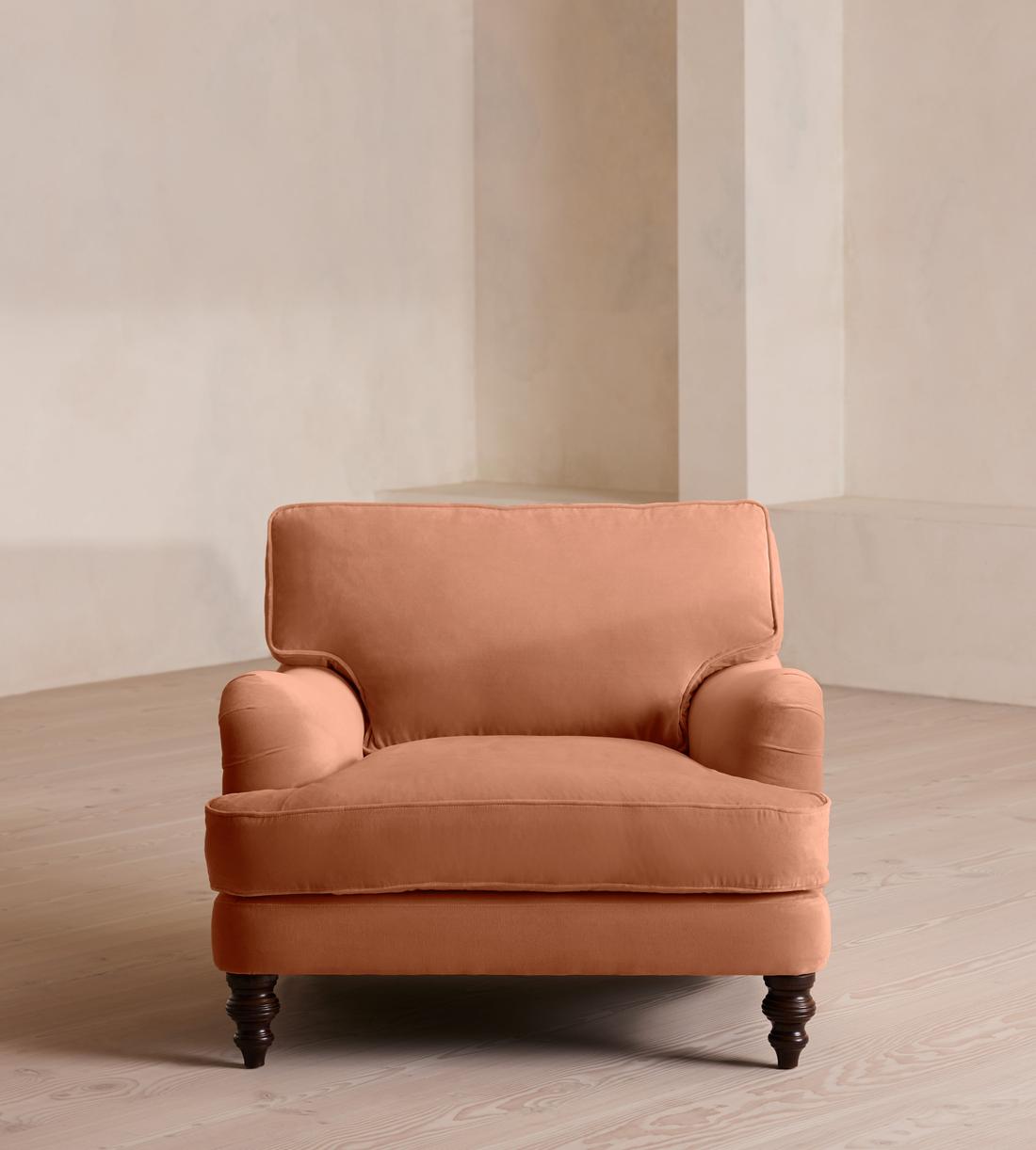 Arundel Loveseat - Velvet - Antique Rose - Listing - Image 2