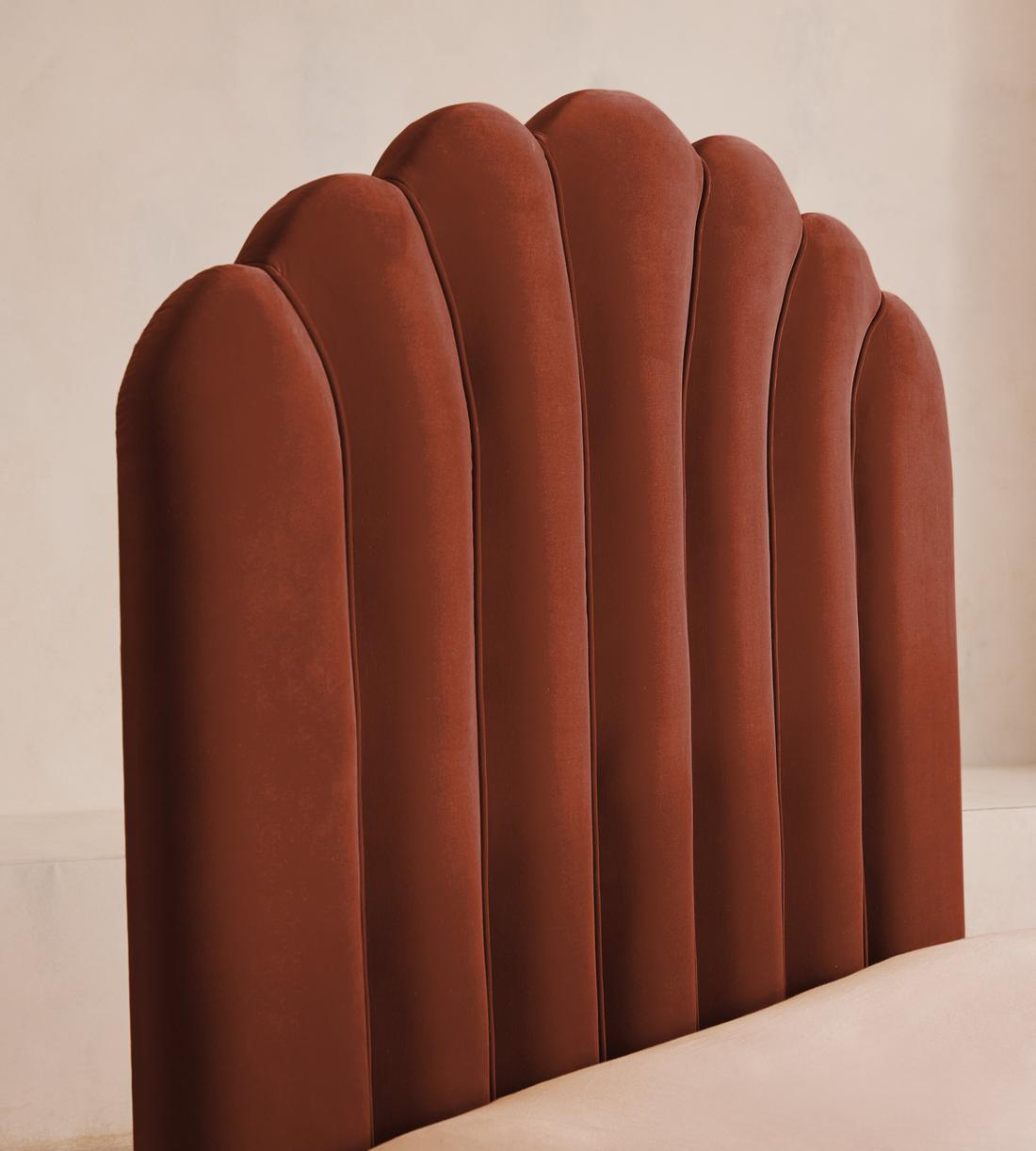Manette Bed - Super King - Velvet Rust - Images - Image 3