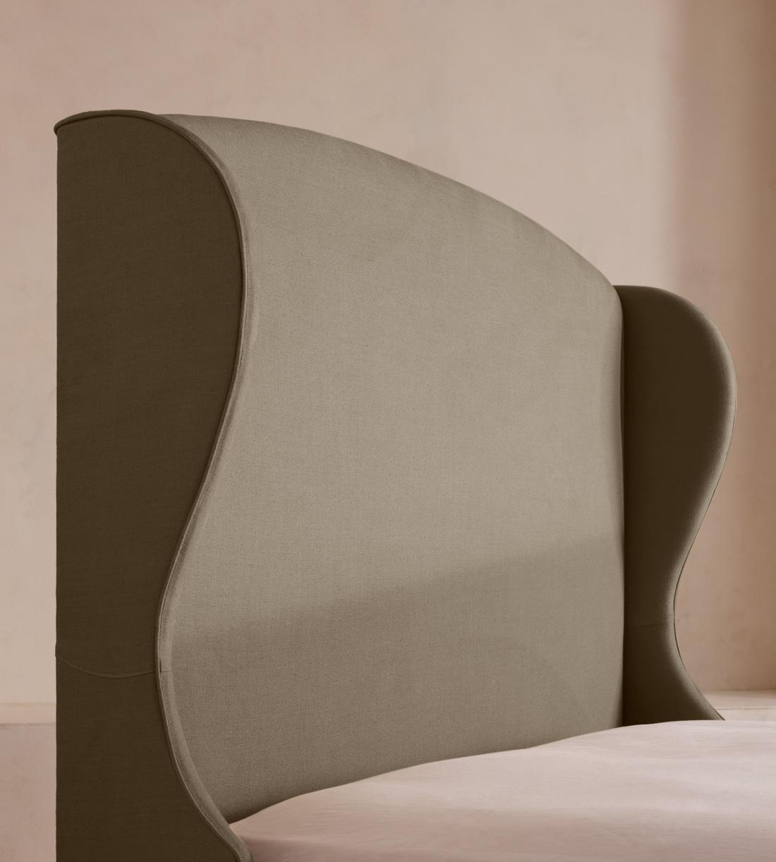 Rivas Bed - Queen - Linen - Sage - US - Images - Image 3