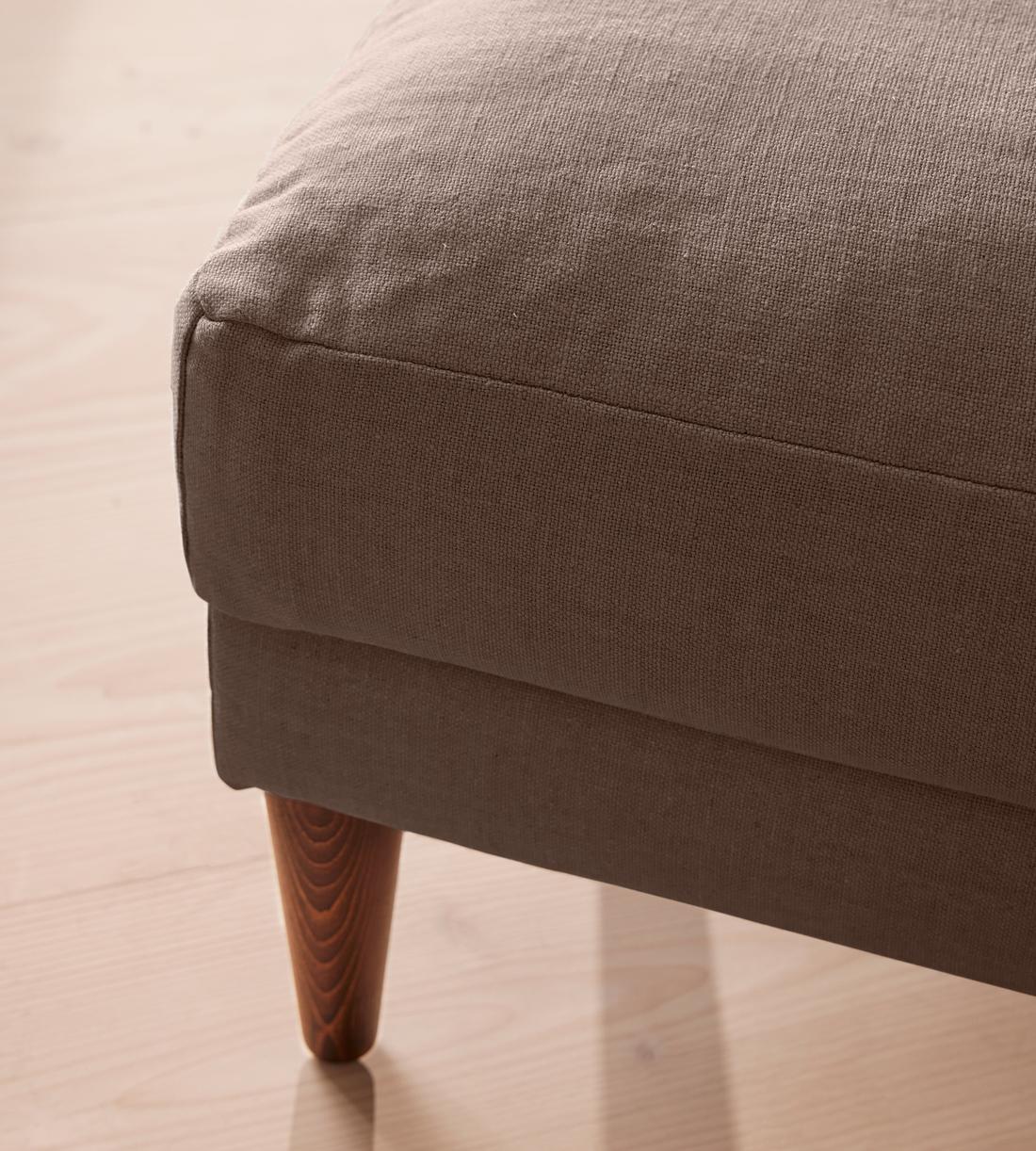 Reya Ottoman - Linen - Mushroom - Images - Image 3