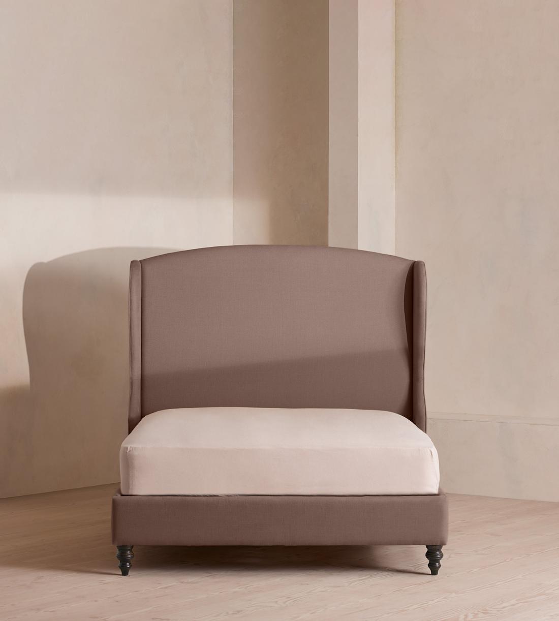 Rivas Bed - King - Linen - Mushroom - Listing - Image 2