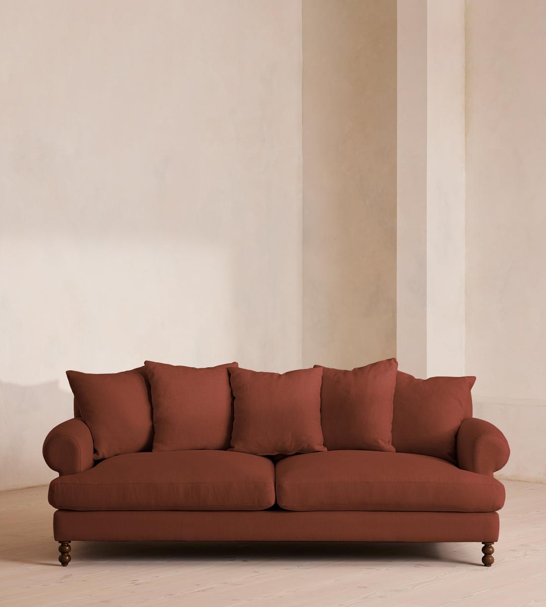 Audrey Three Seater Sofa - Linen - Sienna - US - Listing - Image 2
