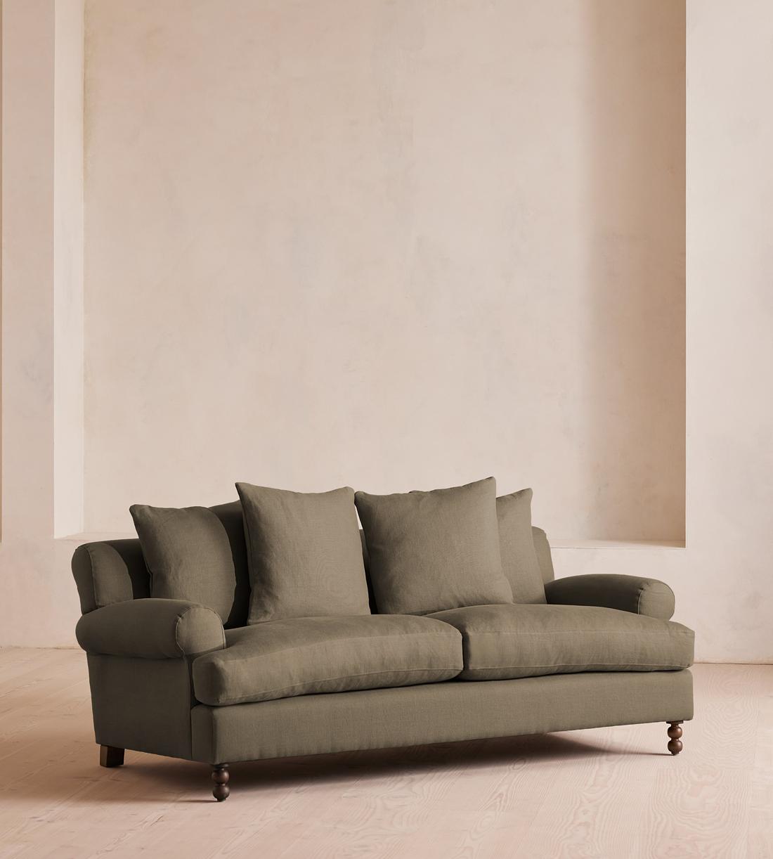 Audrey Two Seater - Sofa - Linen - Sage - US - Listing - Image 1