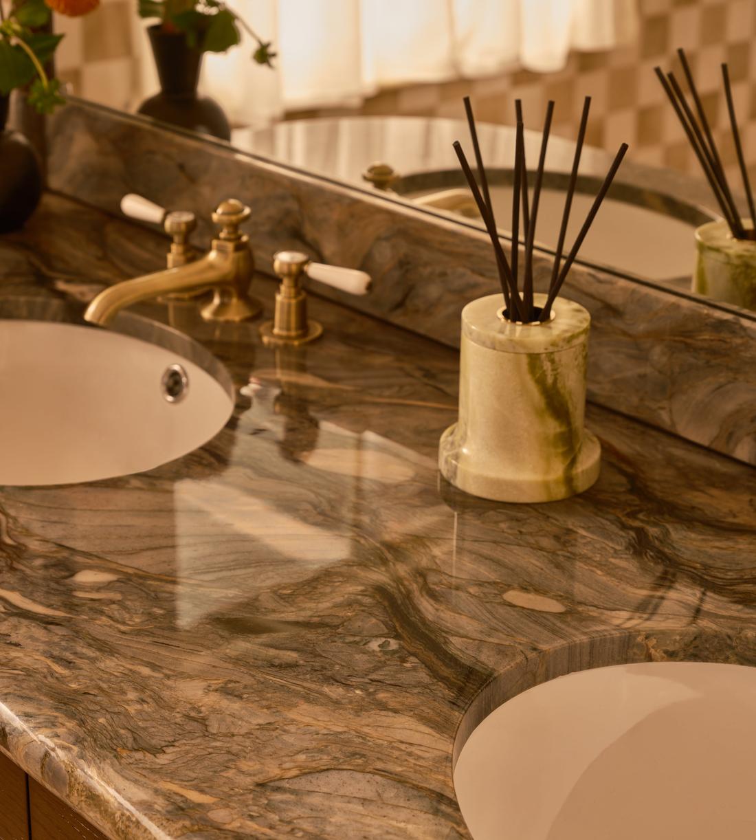 Pietro Double Vanity - Brazilian Quartzite - Lifestyle - Image 3
