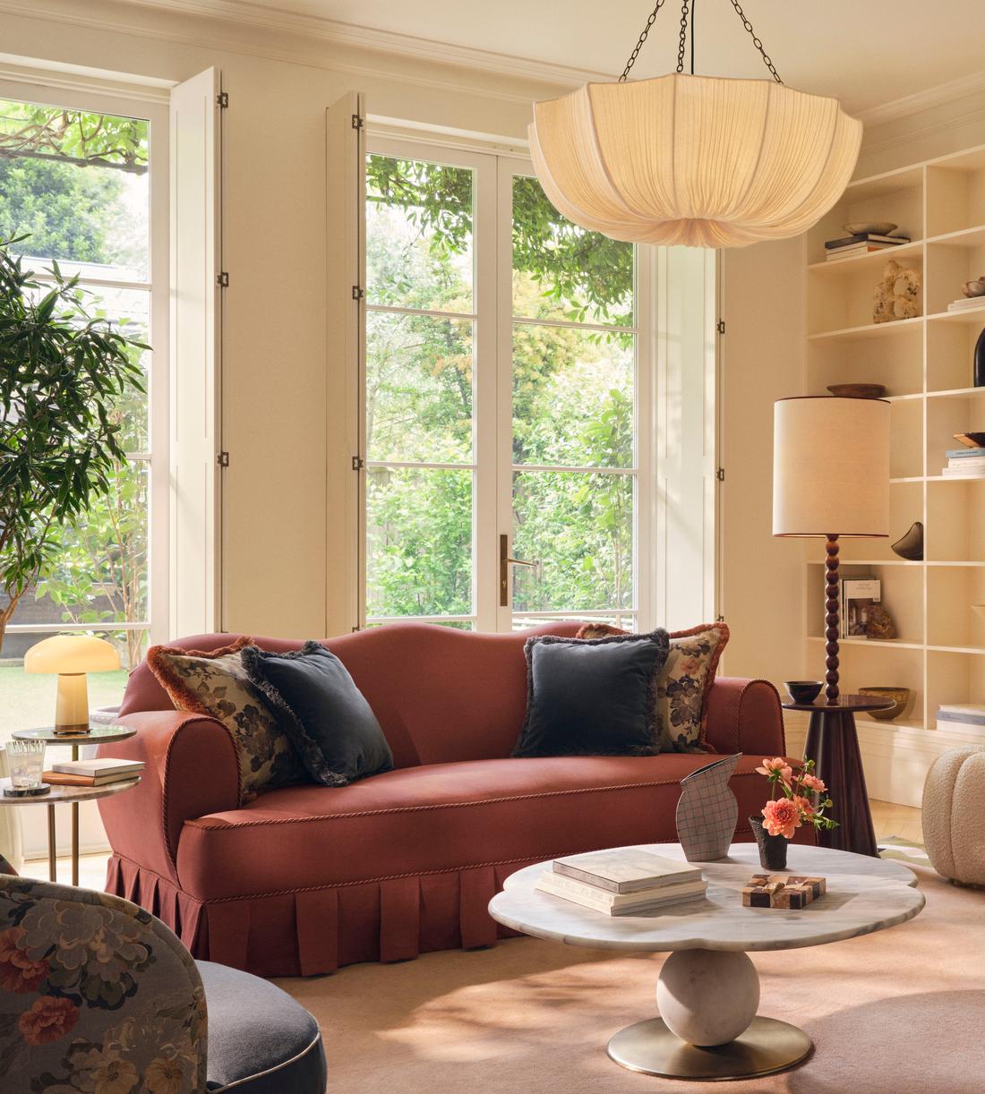Madelyn Three Seater Sofa - Linen - Sienna - US - Lifestyle - Image 1