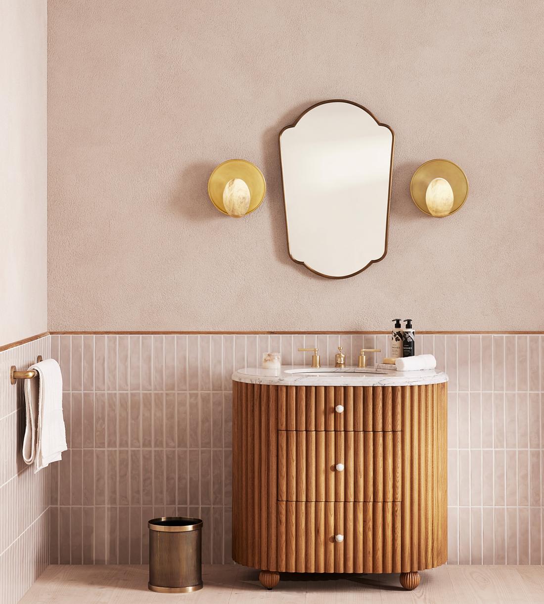 Carlisle Single Vanity - Carrara Marble - Lifestyle - Image 1