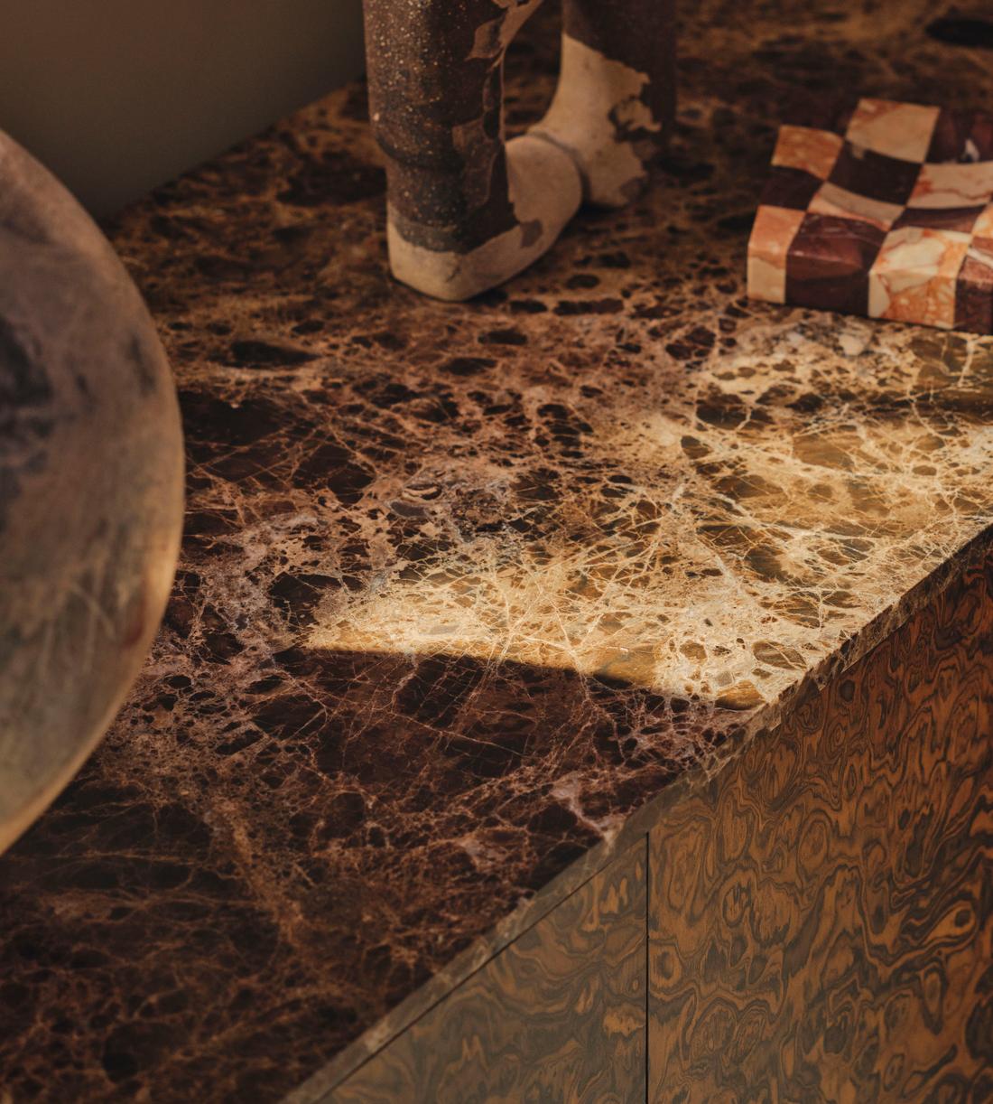 Vance Sideboard - Dark Emperador Marble - Lifestyle - Image 2