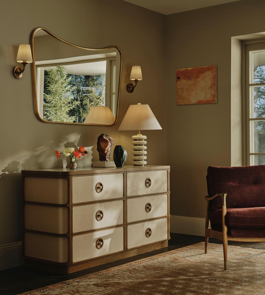 Leo Six Drawer Dresser - Royal Diana Marble - Lifestyle - Image 3