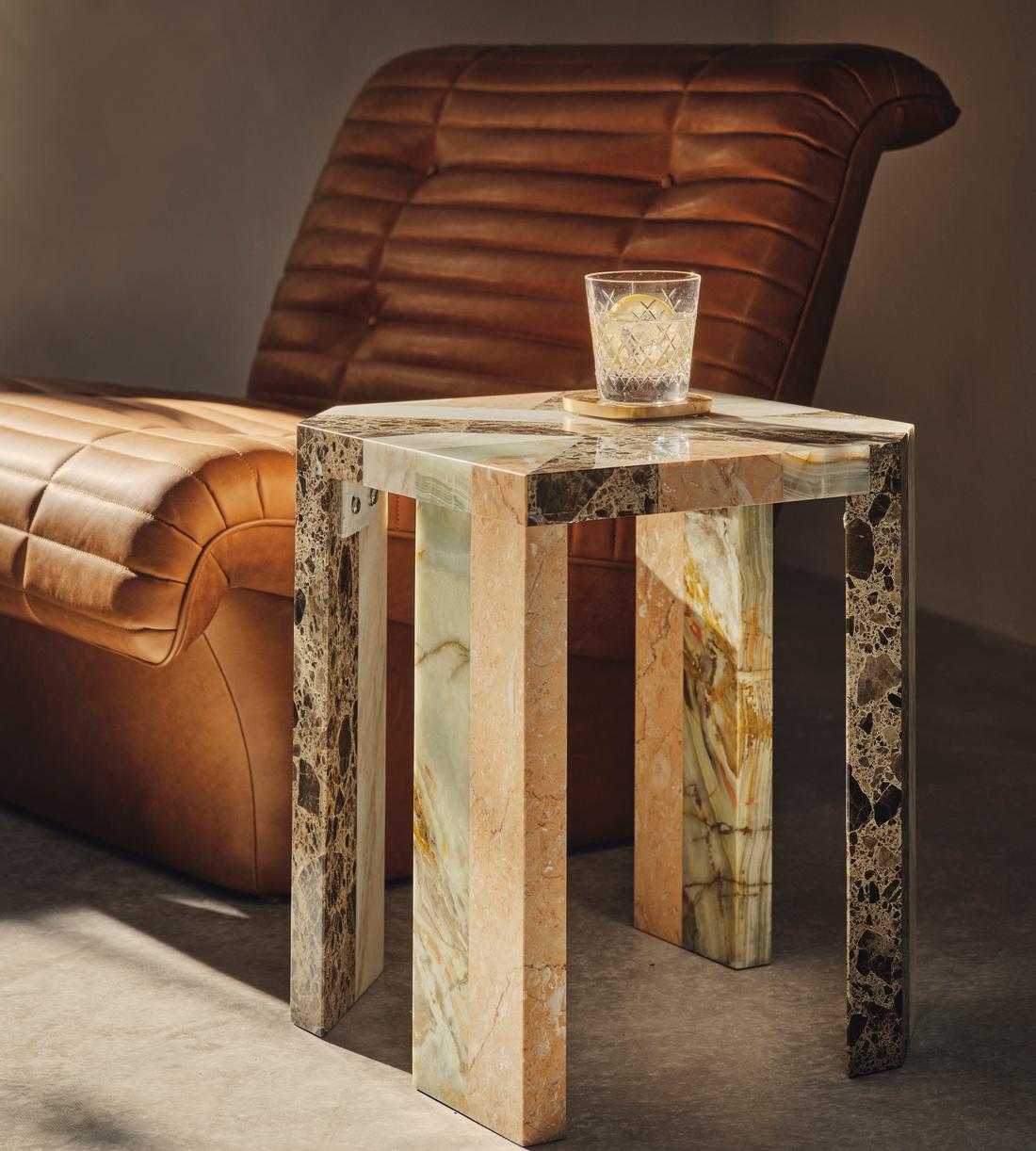 Ewan Armchair - Leather - Chestnut - UK - Lifestyle - Image 2