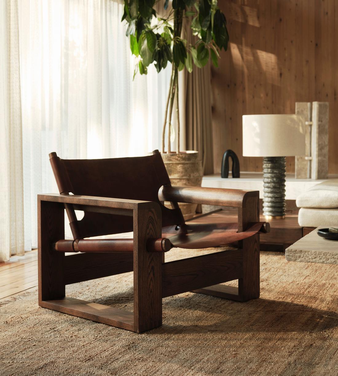 Gabriel Leather Armchair - Thumbnail 2