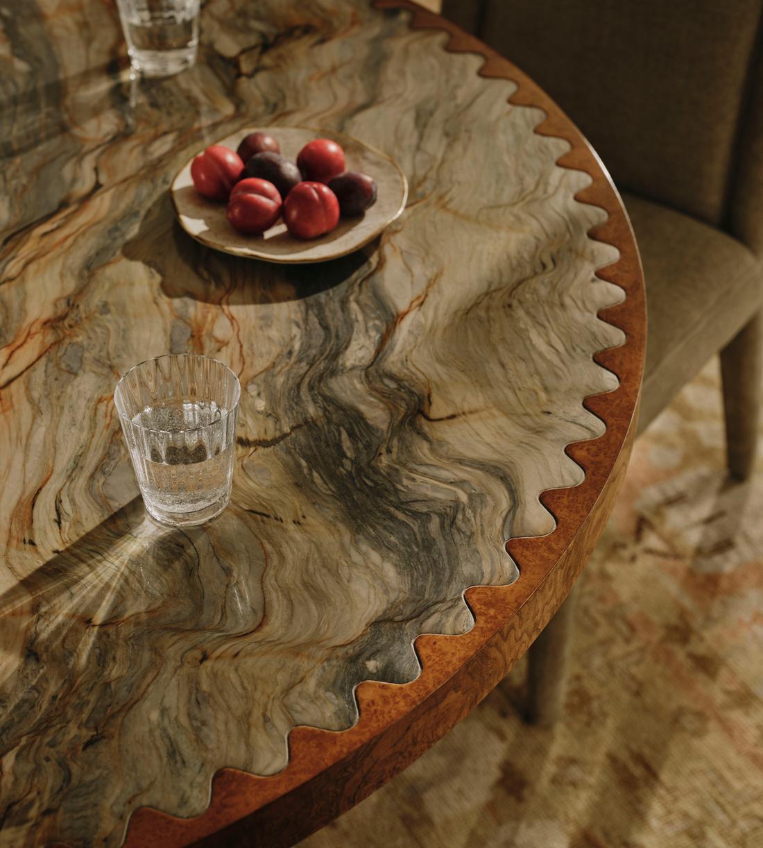 Fiore Dining Table - Brazilian Quartzite - Lifestyle - Image 3
