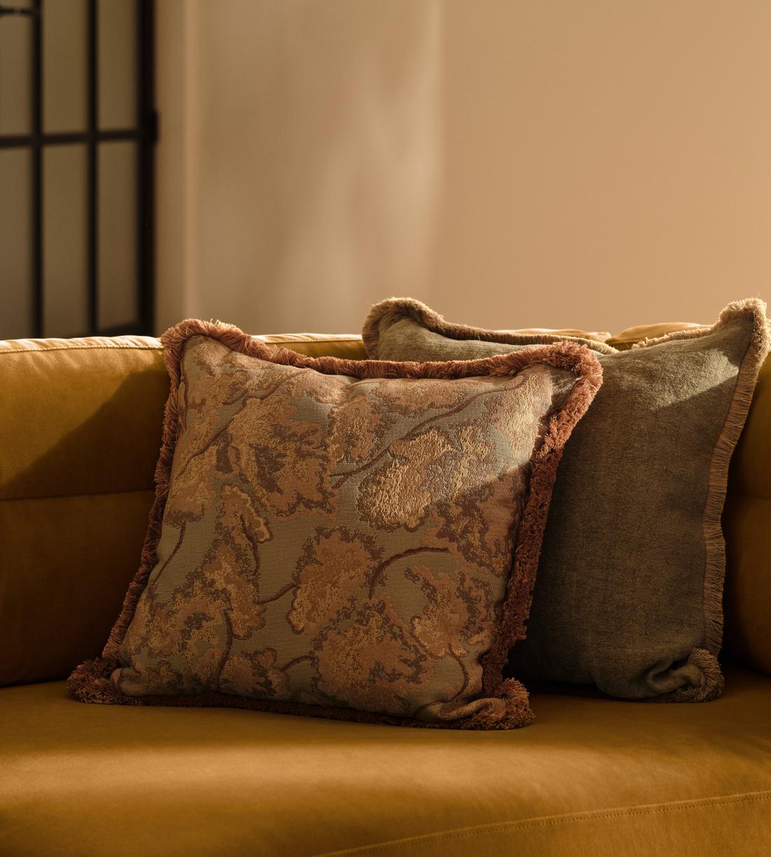 Oakley Square Cushion - Stone - Lifestyle - Image 8
