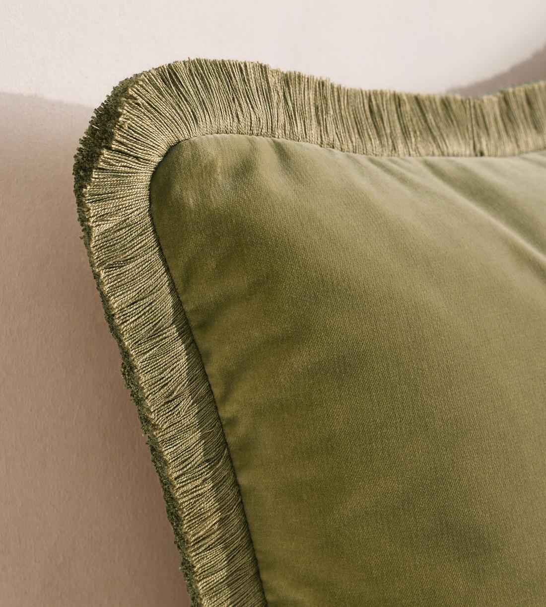 Margeaux Large Square Cushion - Lichen - Images - Image 3