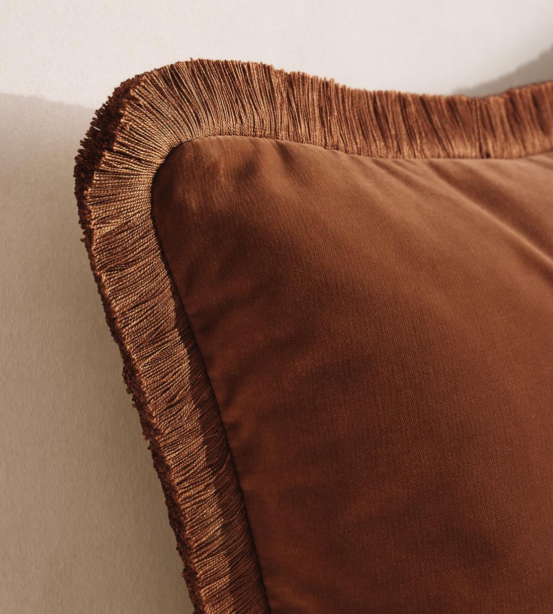 Margeaux Large Square Cushion - Cinnamon - US - Images - Image 3