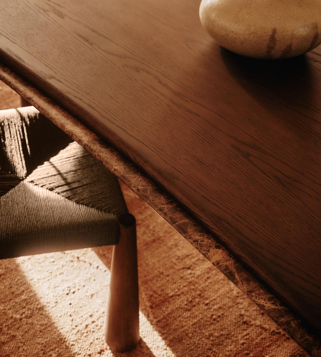 Cadenza Dining Table - Dark Emperador - Lifestyle - Image 3