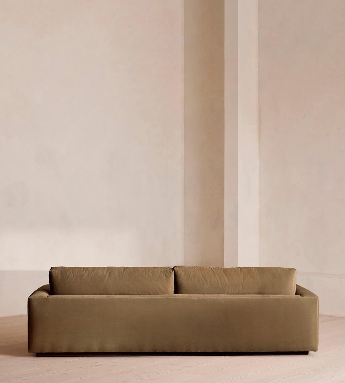 Mossley Four Seater Sofa - Velvet - Truffle - UK - Images - Image 4