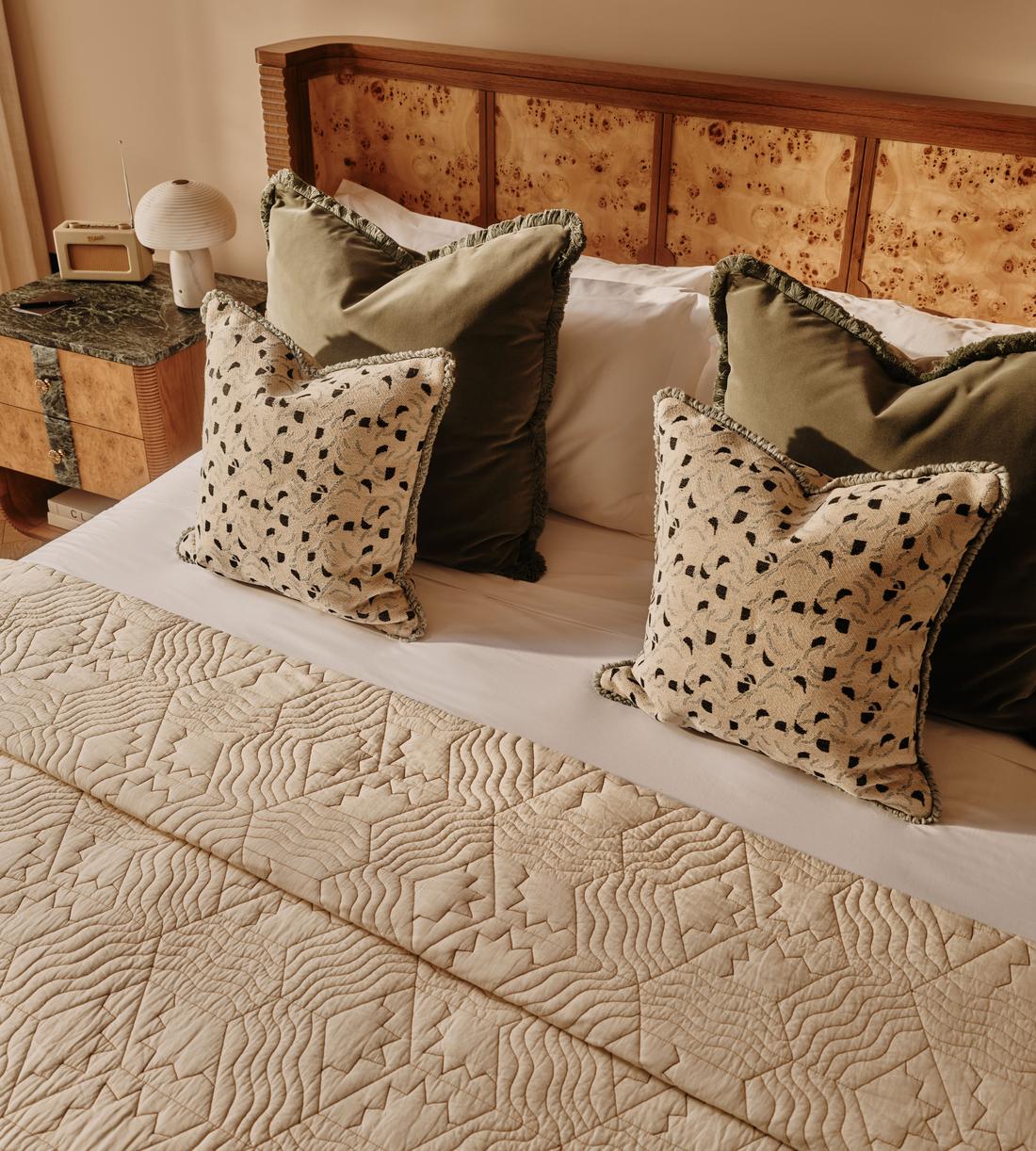 Olia Square Cushion - Lifestyle - Image 1