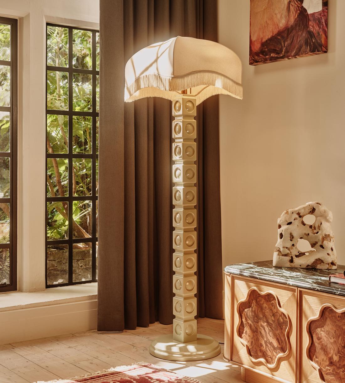 Reno Floor Lamp Complete - Mint - UK - Lifestyle - Image 1