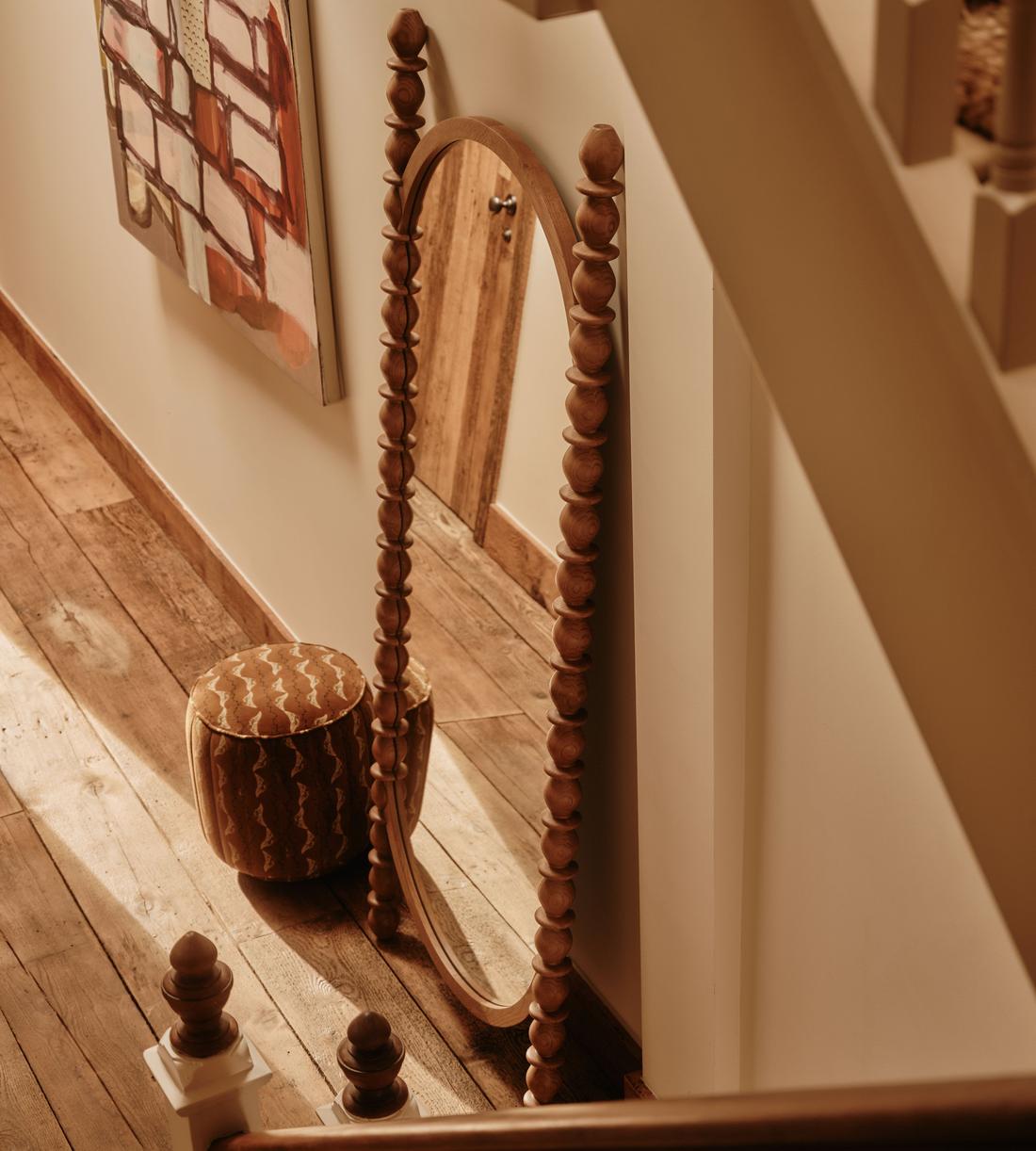 Willow Floor Mirror - Oak - Lifestyle - Image 1