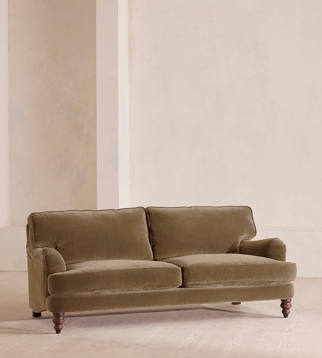 Arundel Three Seater Sofa - Velvet - Truffle - Listing - Image 2