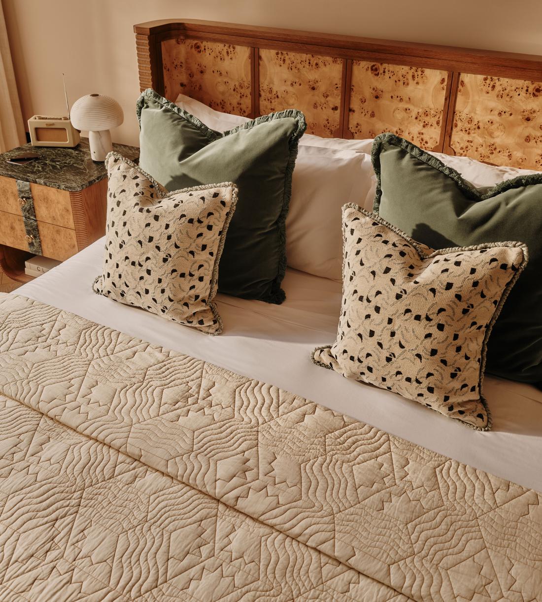 Margeaux Large Square Cushion - Sea Foam - US - Lifestyle - Image 3