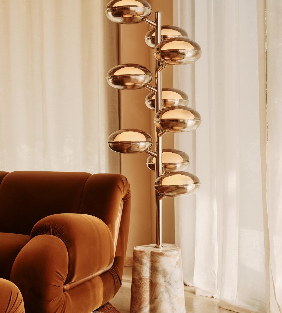 Umbria Armchair - Velvet - Mustard - US - Lifestyle - Image 4