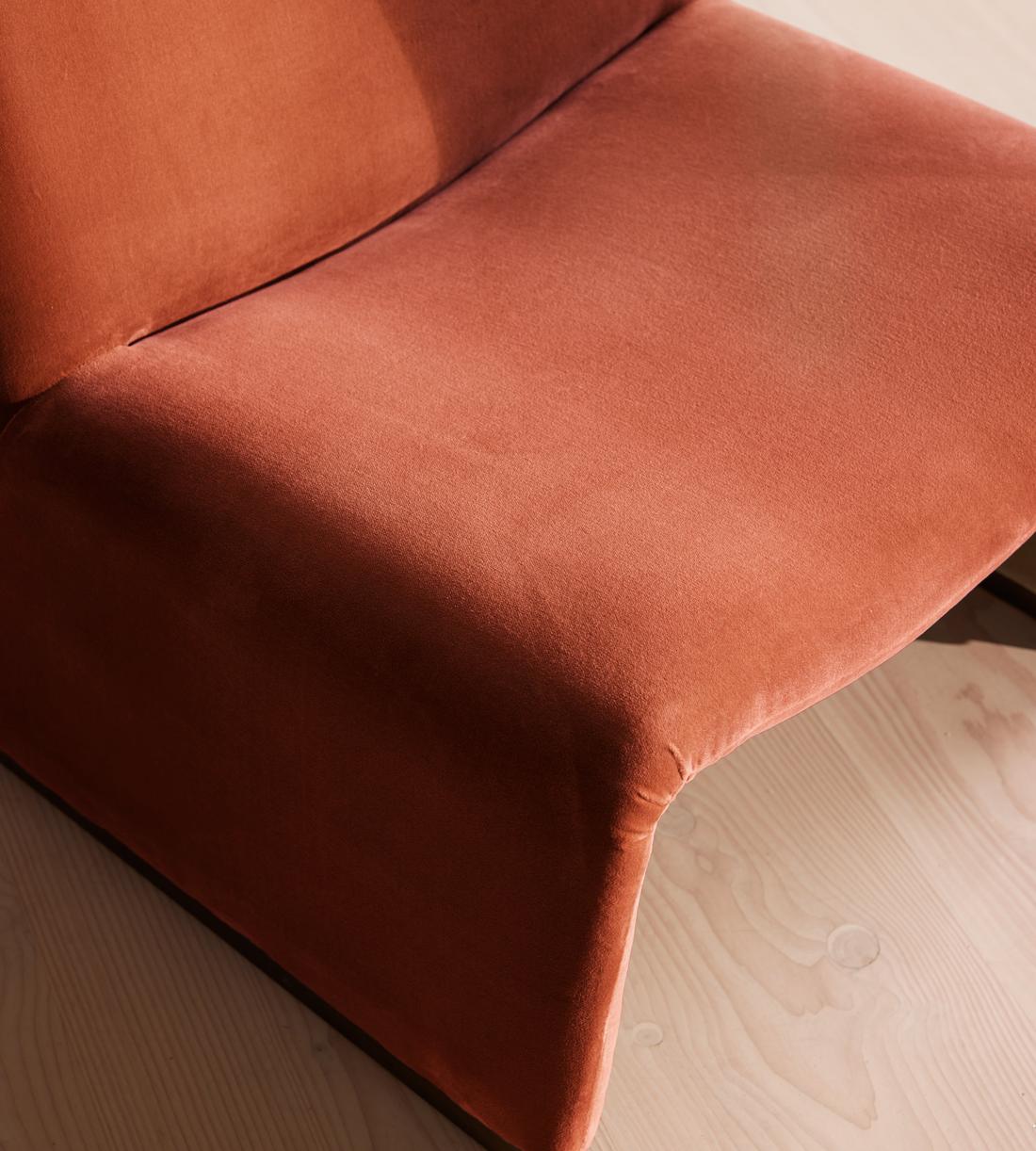 Lovett Armchair - Velvet - Rust - Images - Image 6