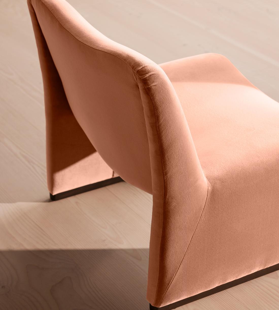 Lovett Armchair - Velvet - Antique Rose - US - Images - Image 5
