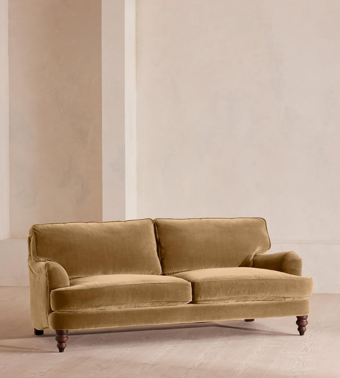 Arundel Three Seater Sofa - Velvet - Camel - Listing - Image 2