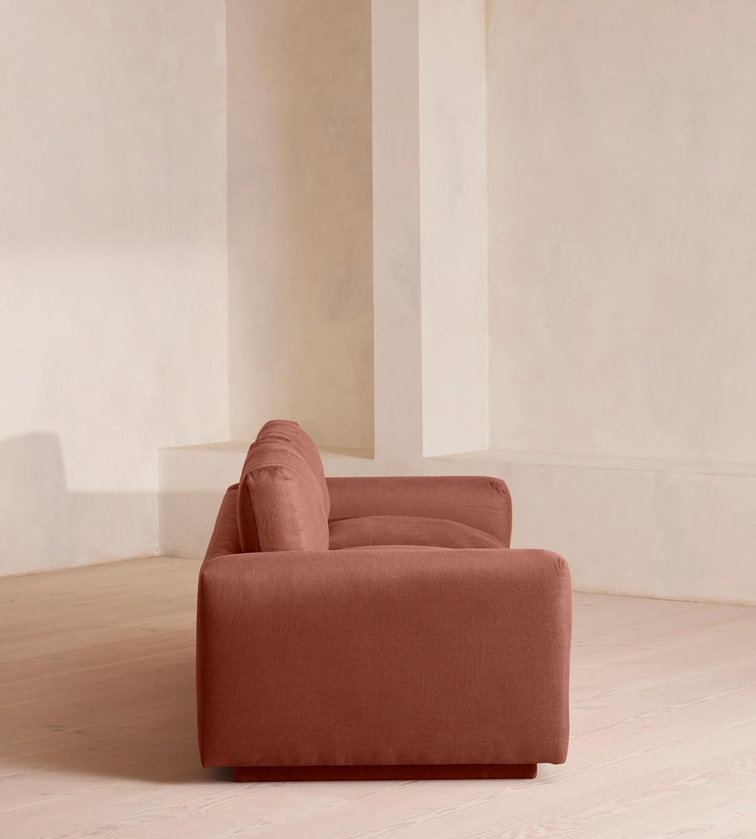 Mossley Three Seater Sofa - Linen - Sienna - US - Images - Image 5