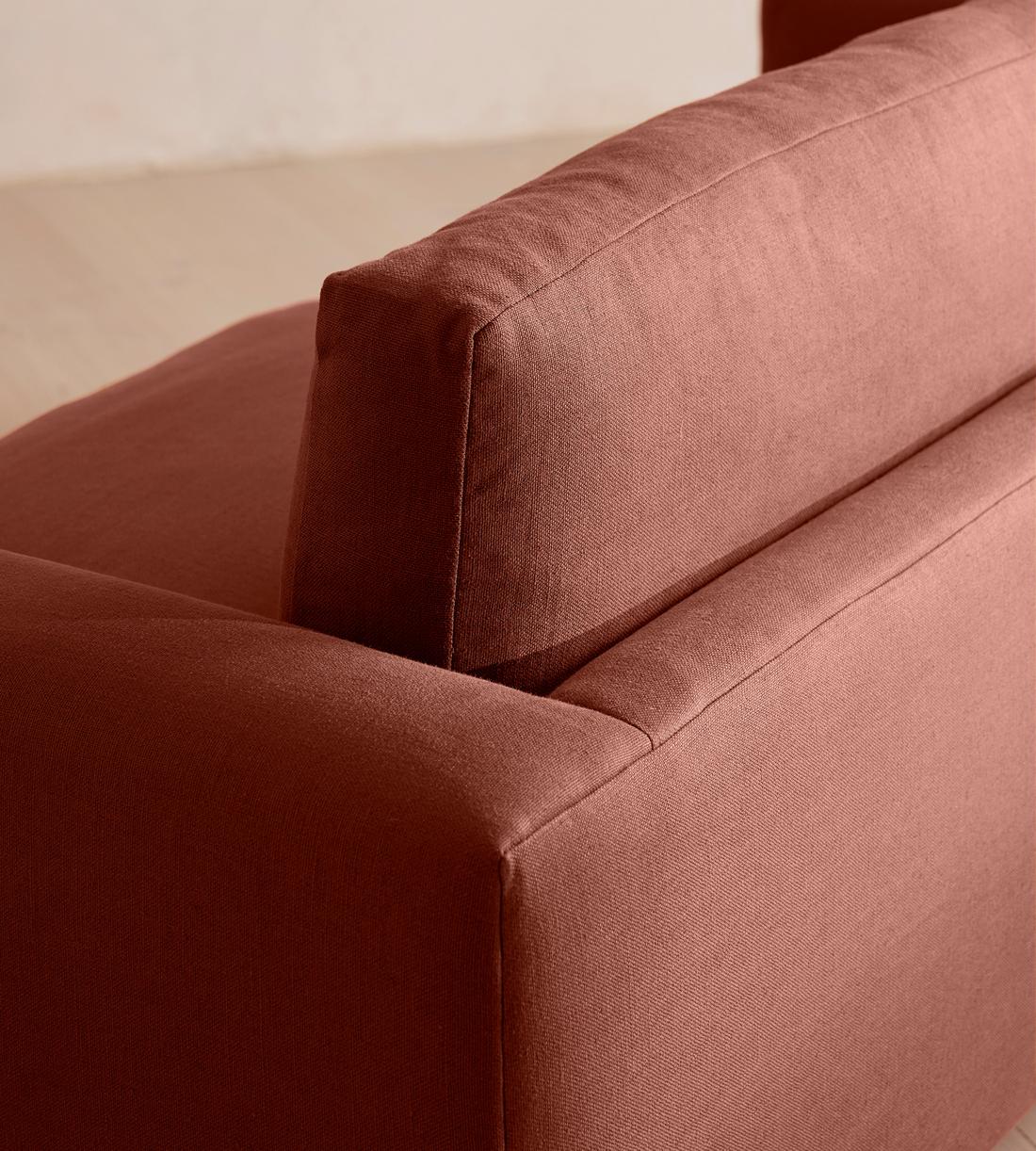 Mossley Three Seater Sofa - Linen - Sienna - US - Images - Image 7