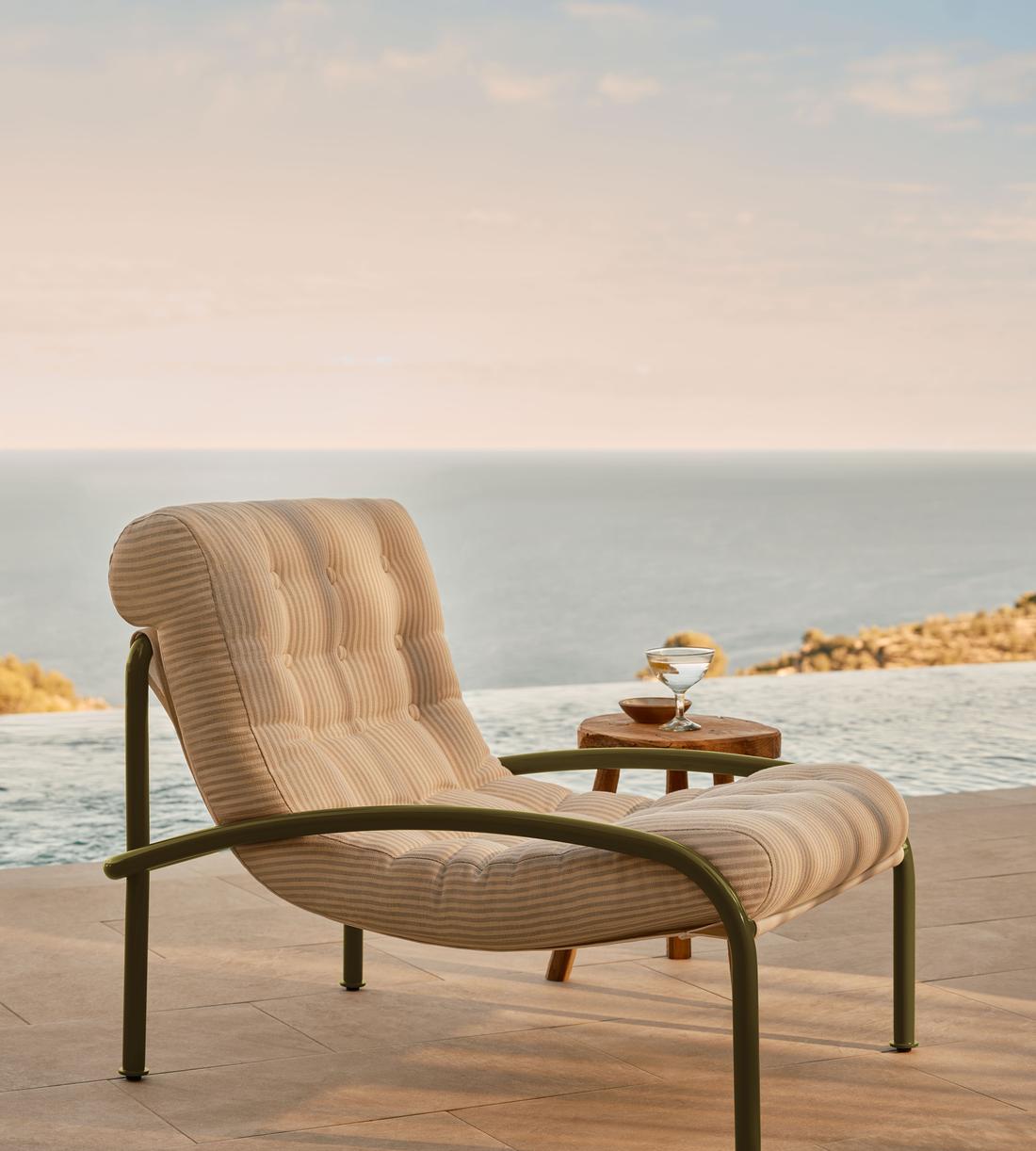 Solano Outdoor Armchair - Stripe - UK - Lifestyle - Image 1