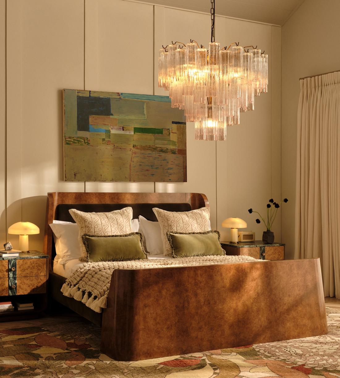 Heidi Bed - Queen - Velvet - Chocolate - US - Lifestyle - Image 1