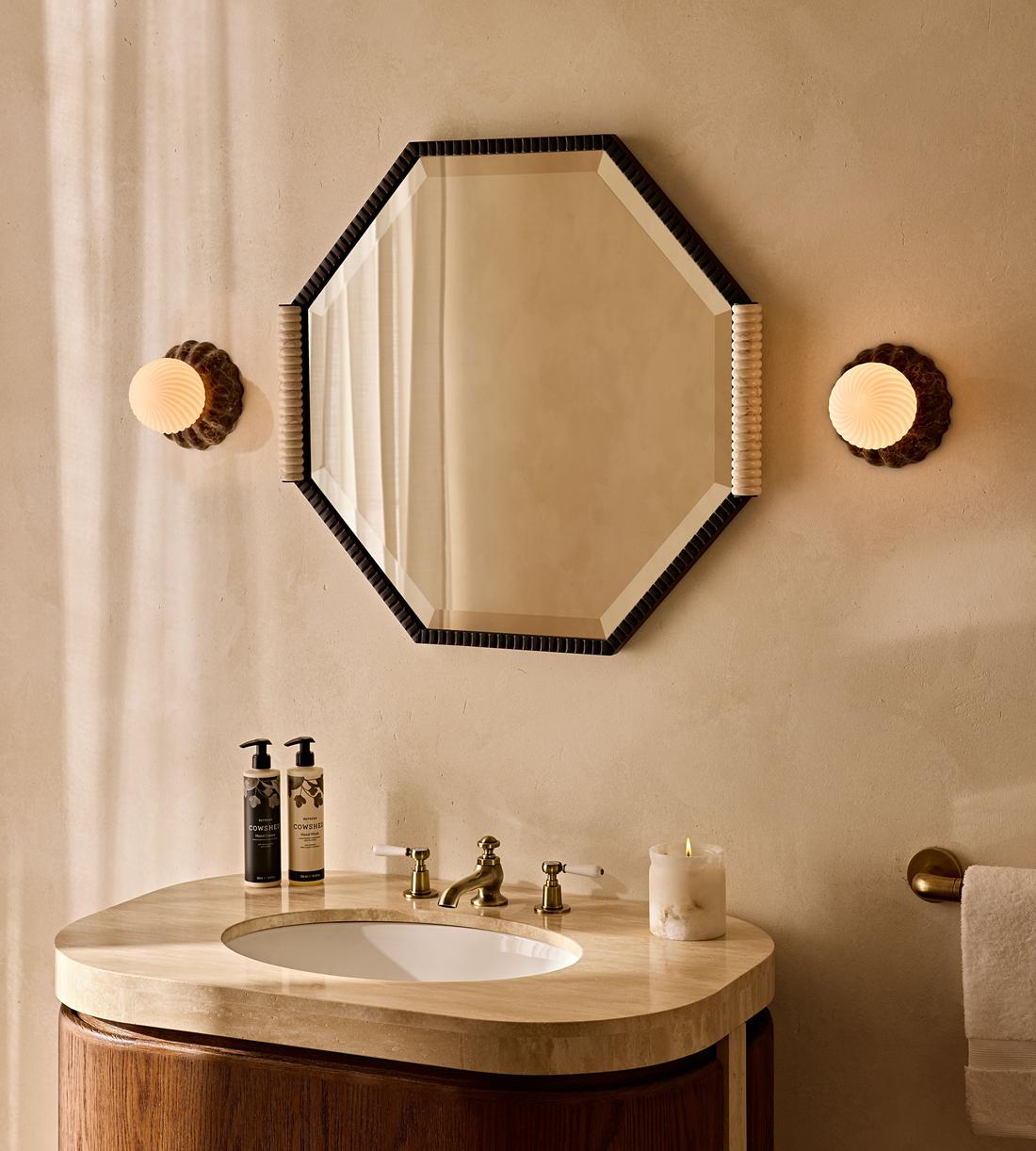 Floria Wall Light - Dark Emperador Marble - IP44 - UK - Lifestyle - Image 2