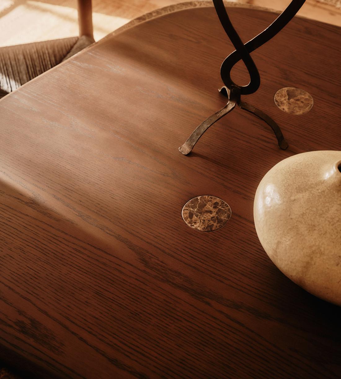 Cadenza Dining Table - Dark Emperador - Lifestyle - Image 2