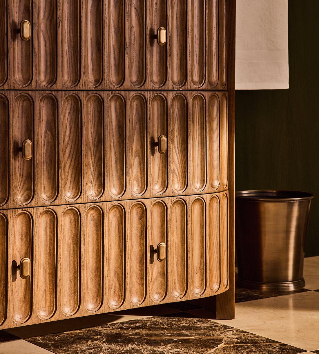 Devon Single Vanity - Dark Emperador - Lifestyle - Image 3