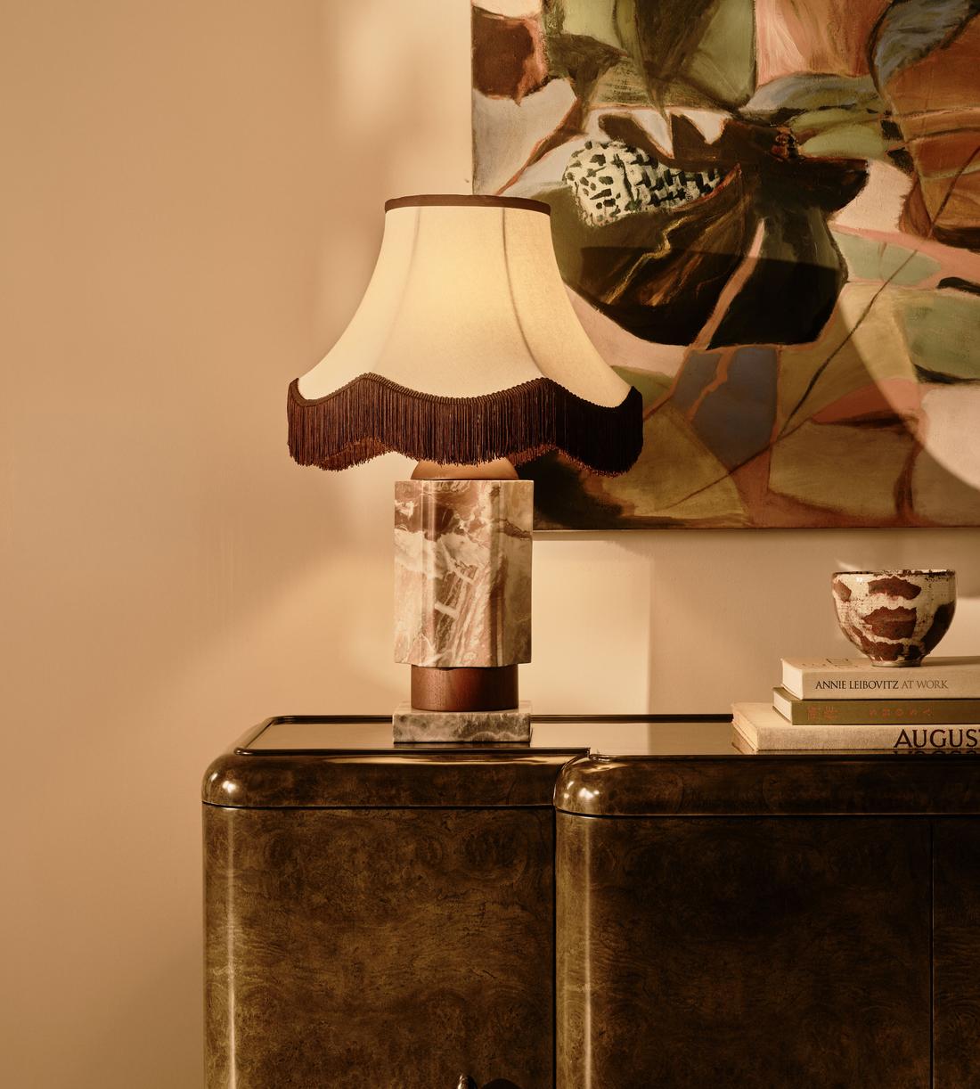 Derwent Table Lamp - Rosso Orobico - UK - Lifestyle - Image 1