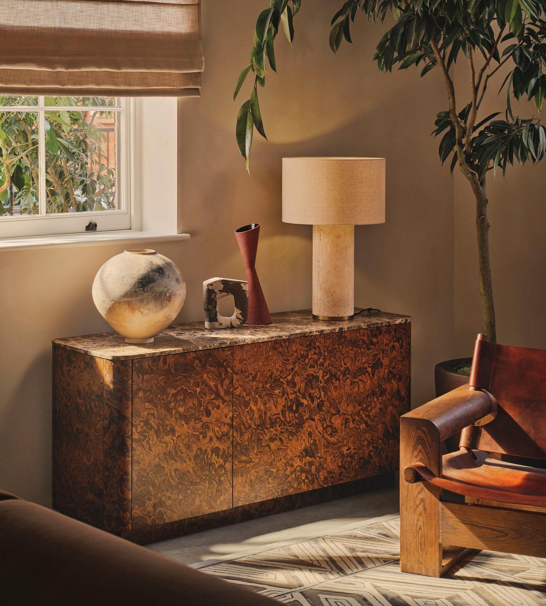 Vance Sideboard - Dark Emperador - Lifestyle - Image 1