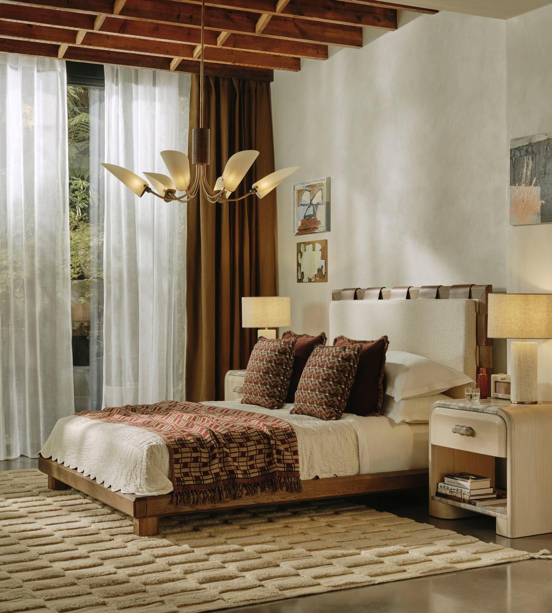 Adria Bedside Table - Terra Bianca Marble - Lifestyle - Image 2