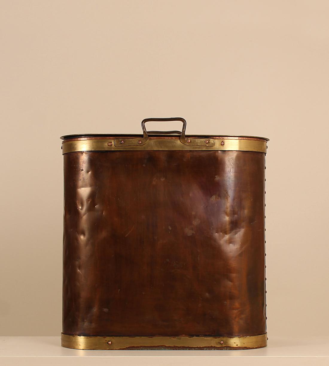 Vintage Umbrella Holder - Brass and Copper - Dutch - Listing - Image 1