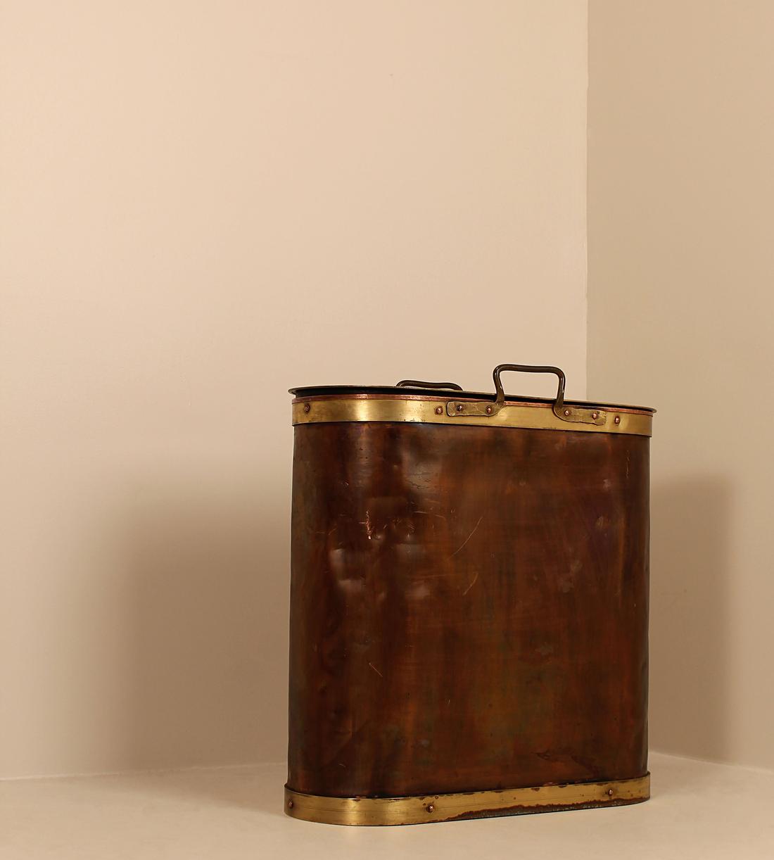 Vintage Umbrella Holder - Brass and Copper - Dutch - Images - Image 3